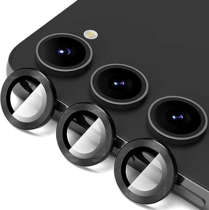 Grey Metallic camera ring lens guard for Samsung S23 Plus