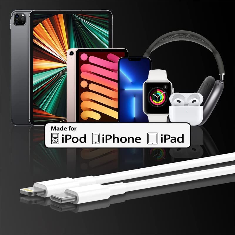 Bachat Club USB C Fast Charging Lightning Cable For Apple Iphone, Ipad And Ipod - WHITE