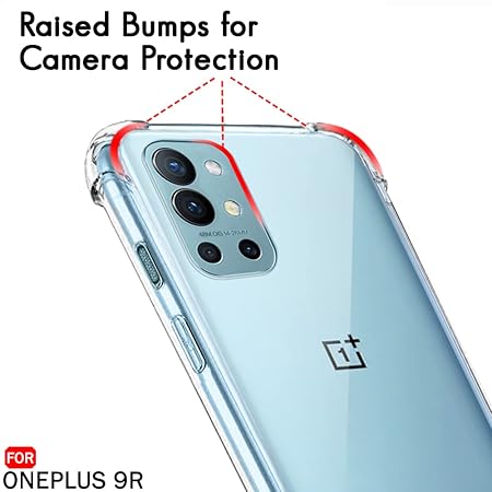 SilicaClear Transparent Silicone Case for Oneplus 9r