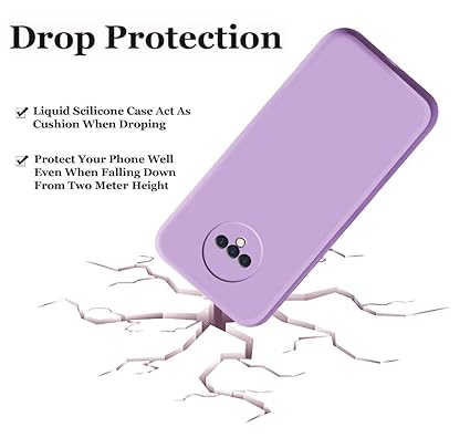 Lavender Camera Original Silicone case for Oneplus 7T