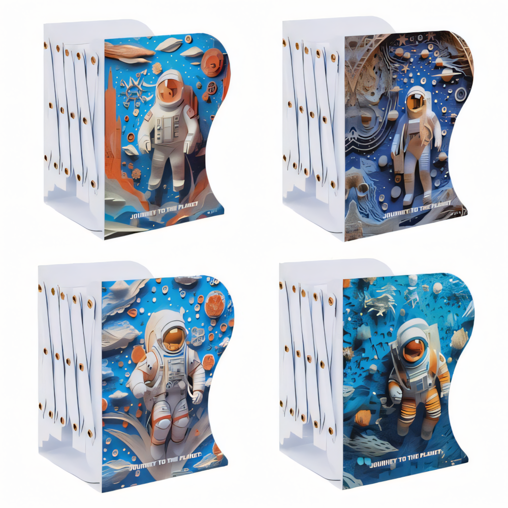 Space Astronaut Adjustable Bookshelf | Book Organizer