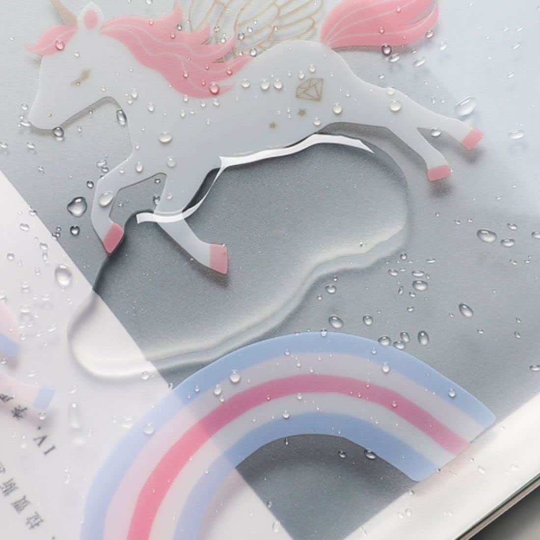 Unicorn A4 Zipper File Folder