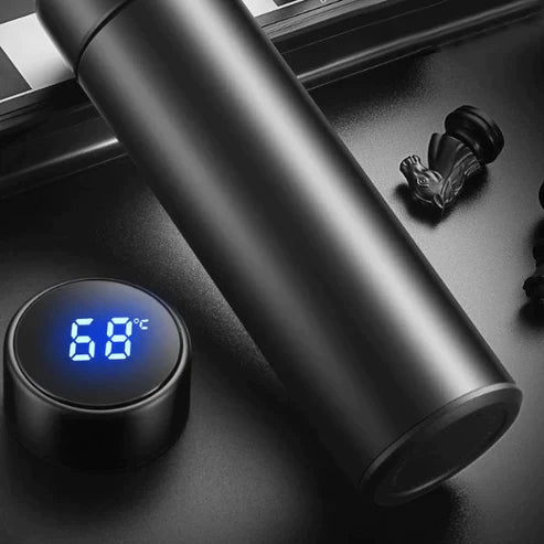 LED Temperature Display Vacuum Insulated Water Bottle