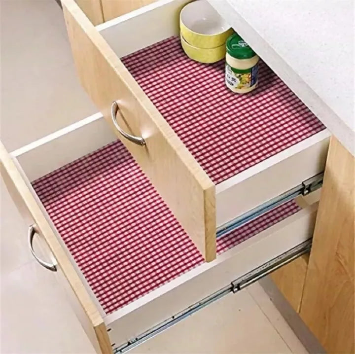 Mopak Decor Polyester Solid Box Fridge Mat & Cover - Pack of 1 (5 Meter).