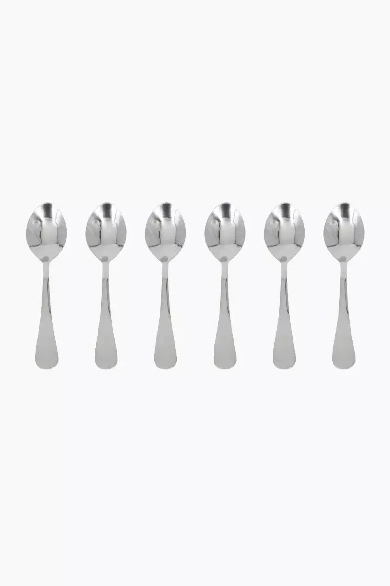 Mondo Stainless Steel Baby Spoon, Set of 6 - 18cm