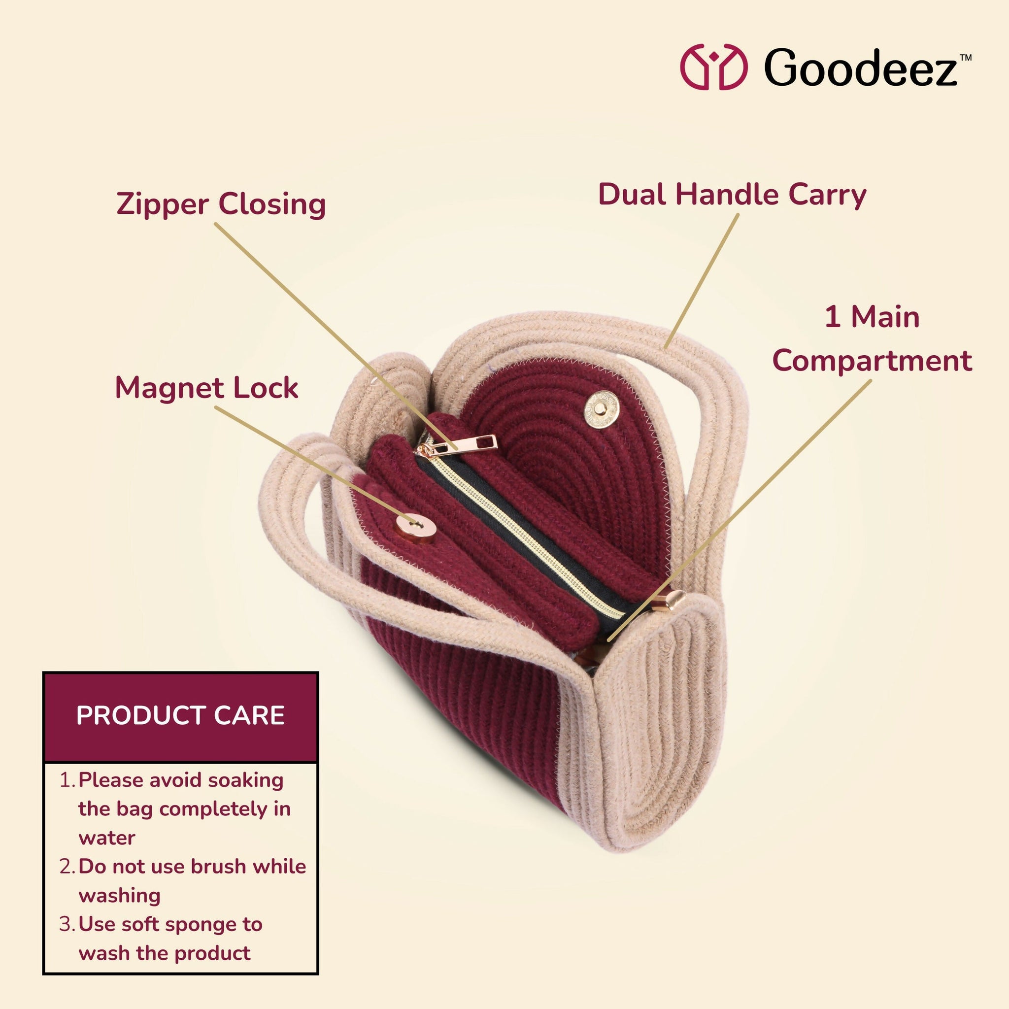 Goodeez Mulberry Mini Handle bag
