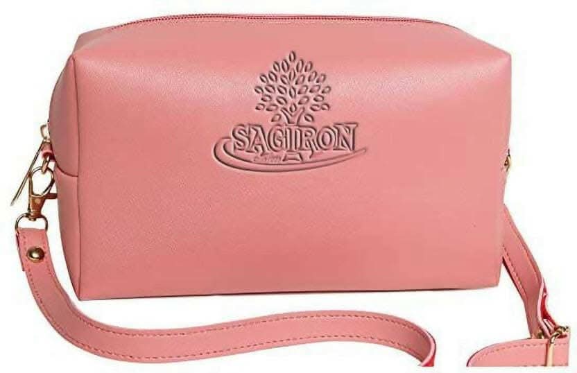 SAGIRON Women's Peach Pink Sling Bag