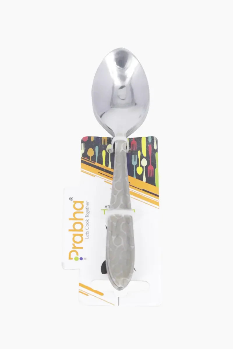 Prabha - Stainless Steel Flora Baby Spoon Set - 15cm