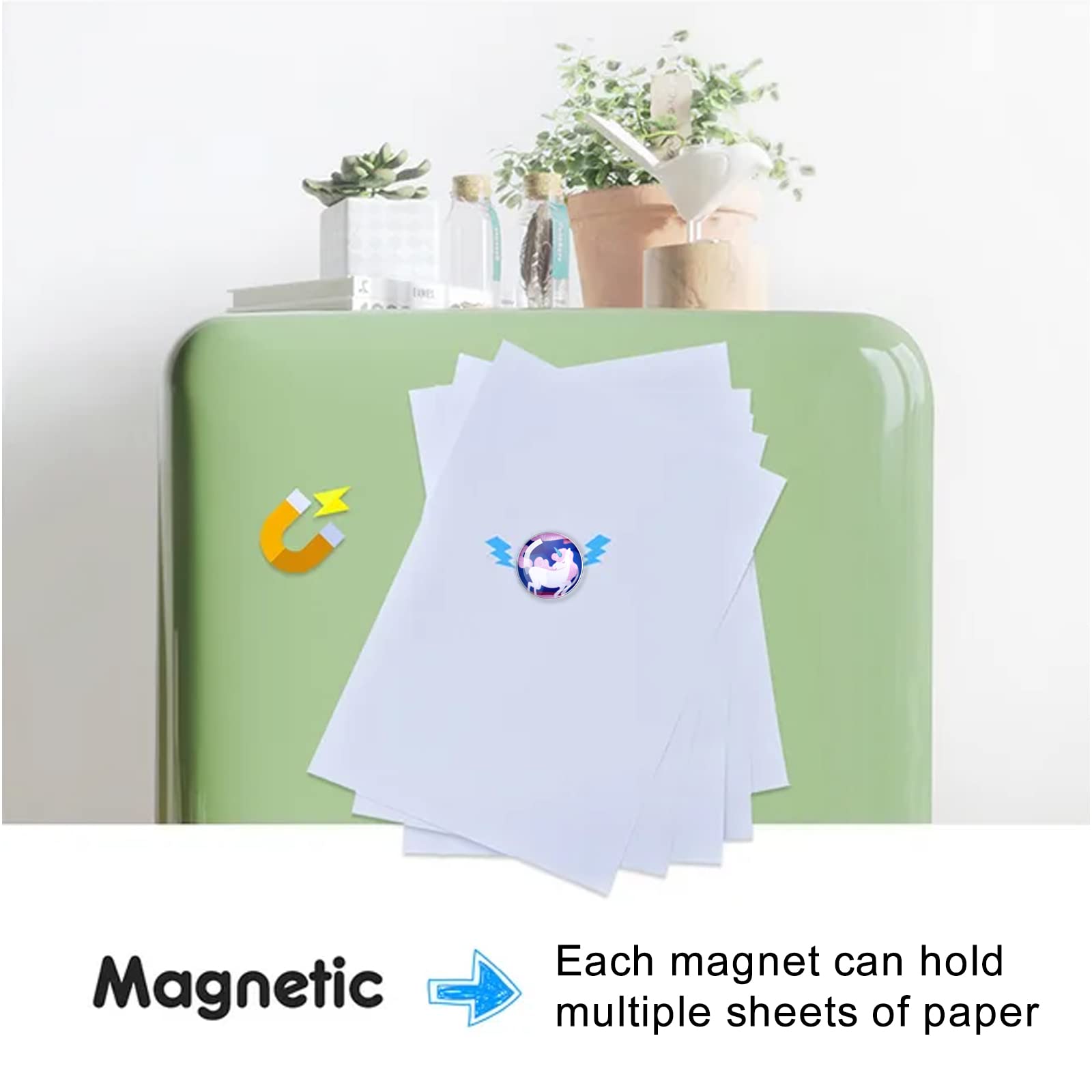 Magical Unicorn Fridge Magnet – So Cute & Colorful! 1 pcs