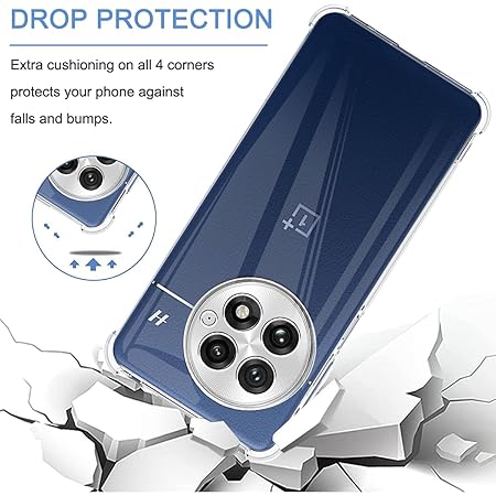 SilicaClear Transparent Silicone Case for Oneplus 13