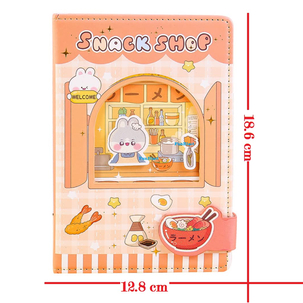 Snack Shop Kawaii Journal Book/Diary