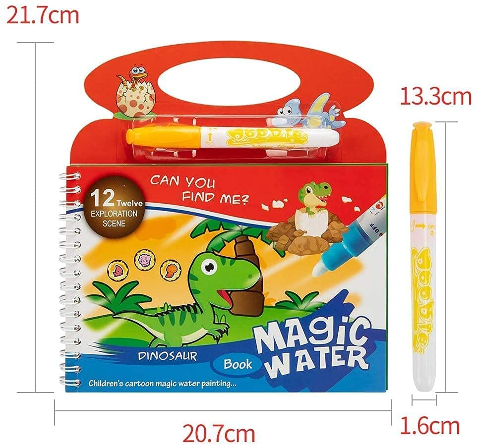 Reusable Magic Water Drawing Coloring book