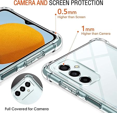 SilicaClear Transparent Silicone Case for Samsung A16