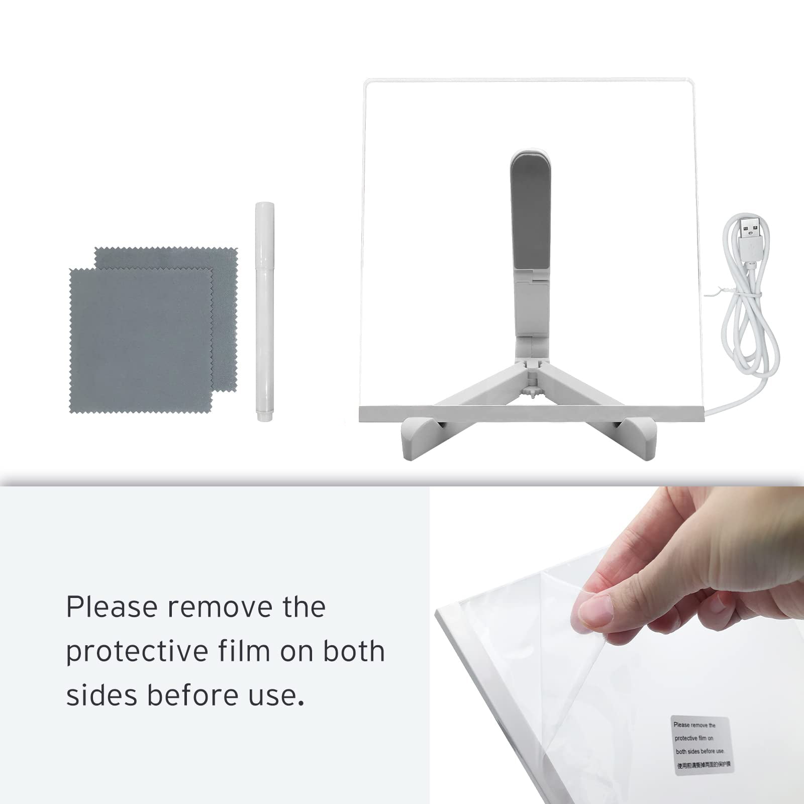 Light Up Your Ideas: 3D LED Acrylic Writing Board