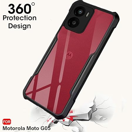 Hybrid Shockproof transparent Silicone Case for Motorola G05