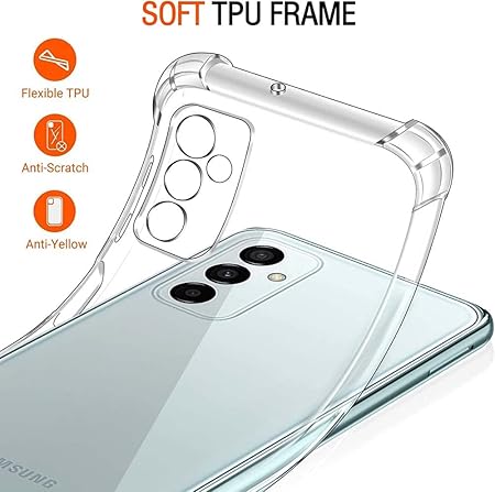 SilicaClear Transparent Silicone Case for Samsung A14