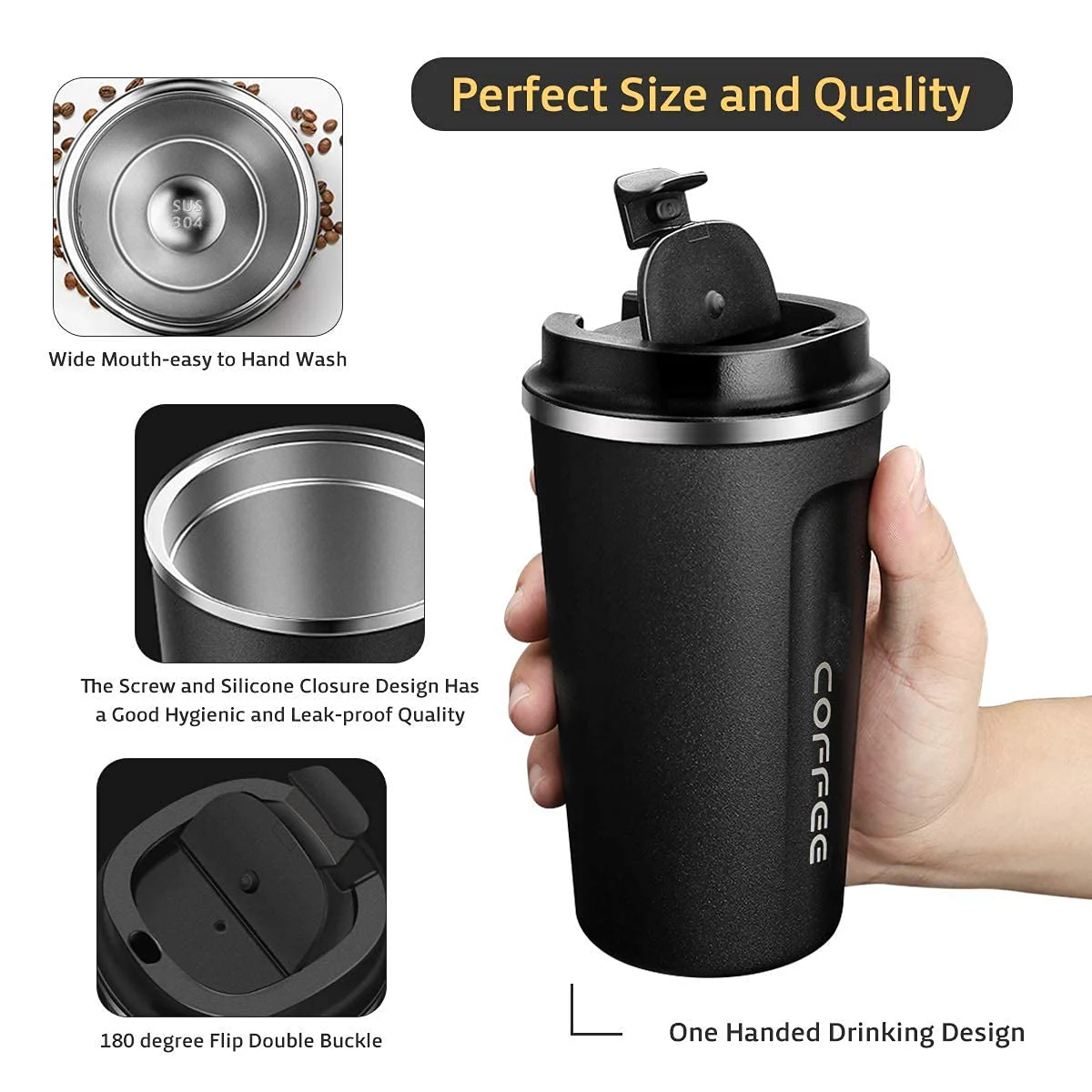 Stainless Steel Vacuum Coffee Mug – For Corporate Gifting