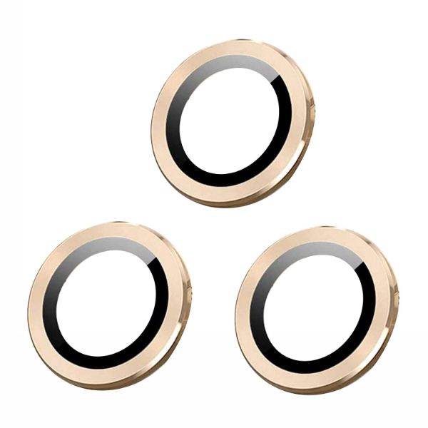 Golden Metallic camera ring lens guard for Apple iphone 15 Pro Max