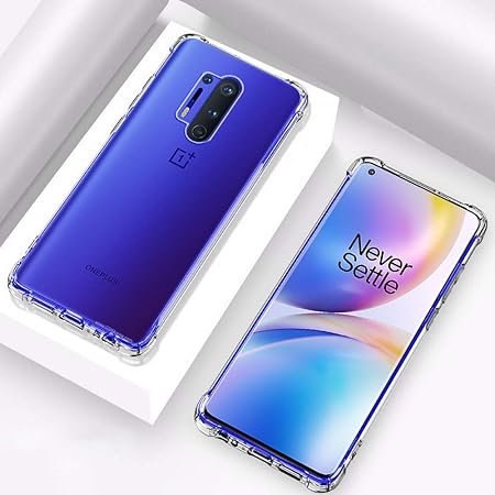 SilicaClear Transparent Silicone Case for Oneplus 8 Pro
