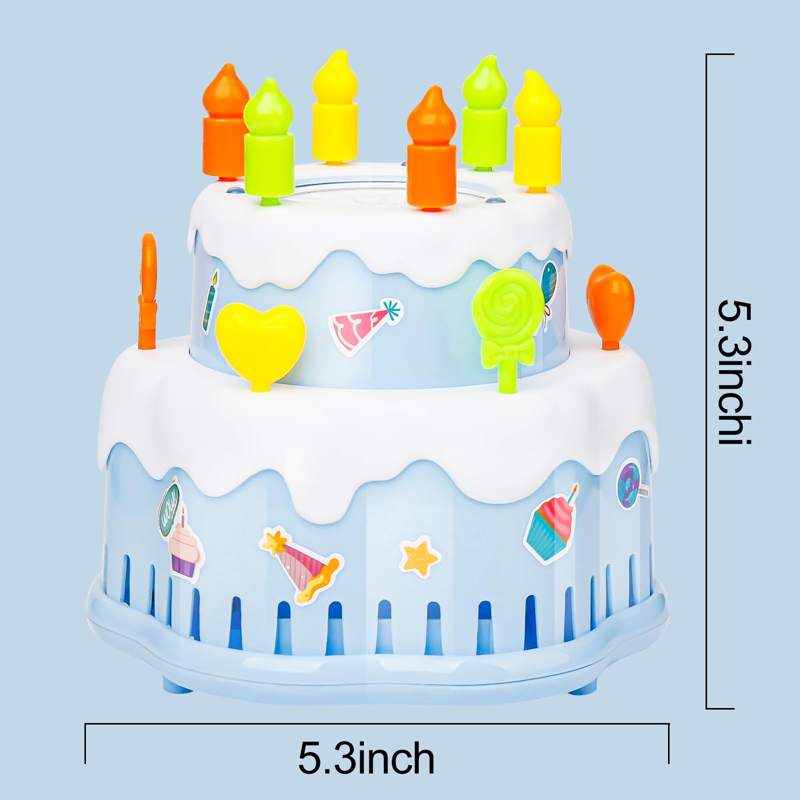Magical Birthday Cake Automatic Bubble Machine