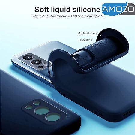 Dark Blue Camera Original Silicone case for Oneplus Nord 2