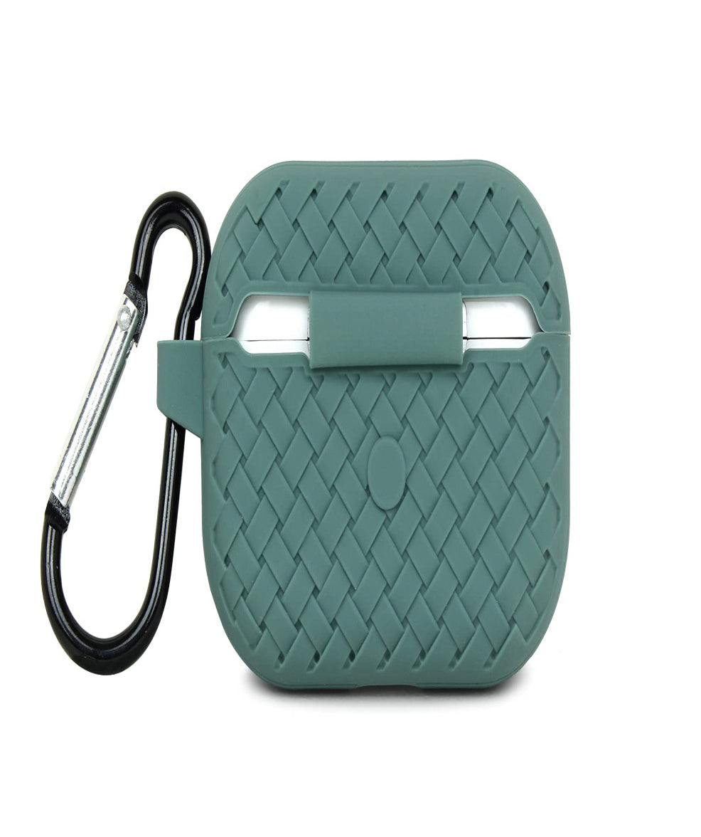 Green Stylish Silicone Case For Apple Airpods 1/2