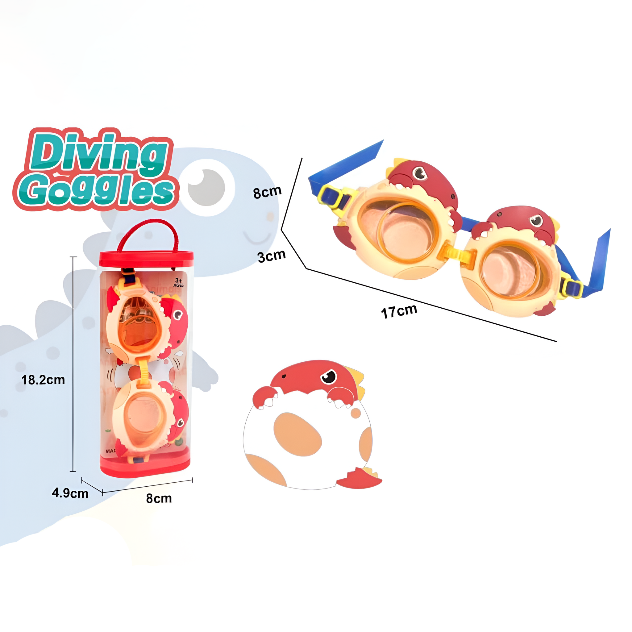 Swimming Goggles for Kids 👓 | Soft, Adjustable, Safe
