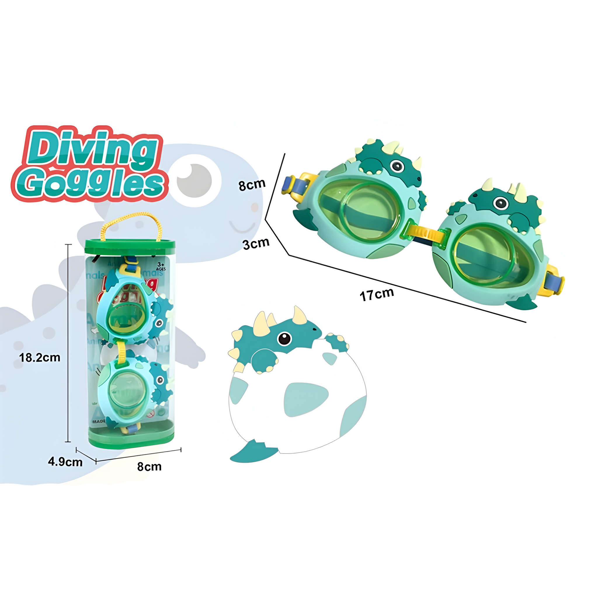 Swimming Goggles for Kids 👓 | Soft, Adjustable, Safe