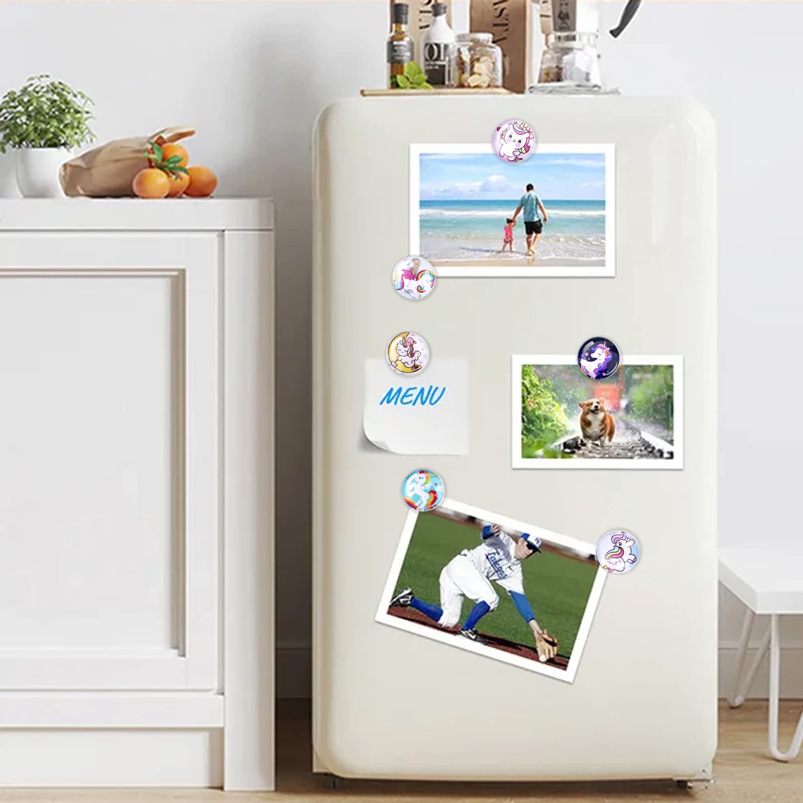 Magical Unicorn Fridge Magnet – So Cute & Colorful! 1 pcs