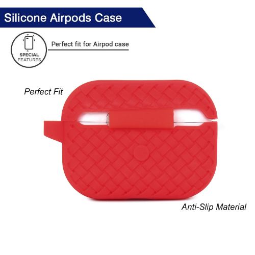 Red Stylish Silicone Case For Apple Airpods 4