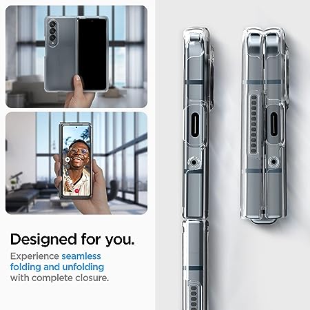 Transparent TPU Silicone case for Samsung Z Fold 3 5G