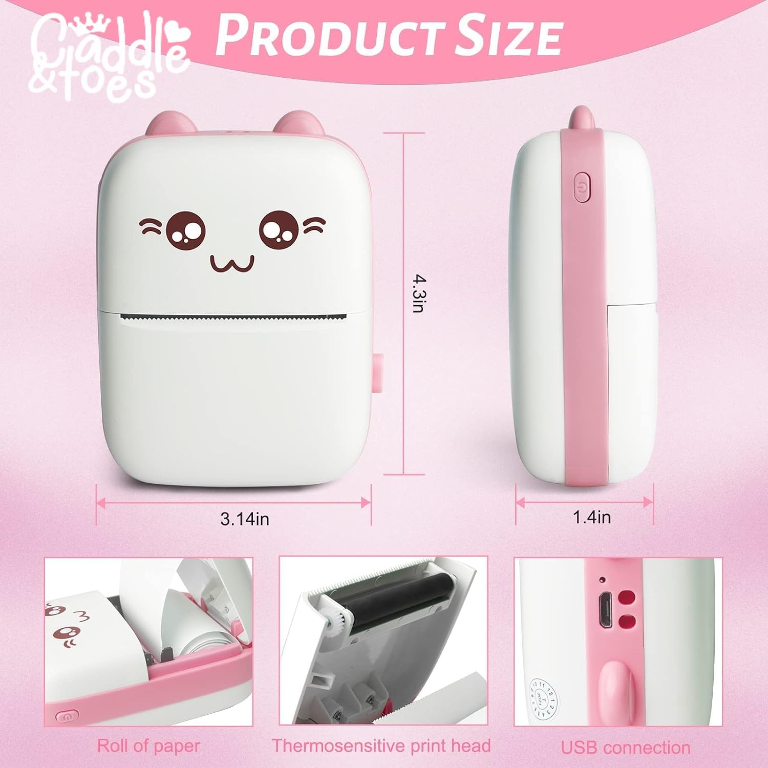 Mini Portable Thermal Printer