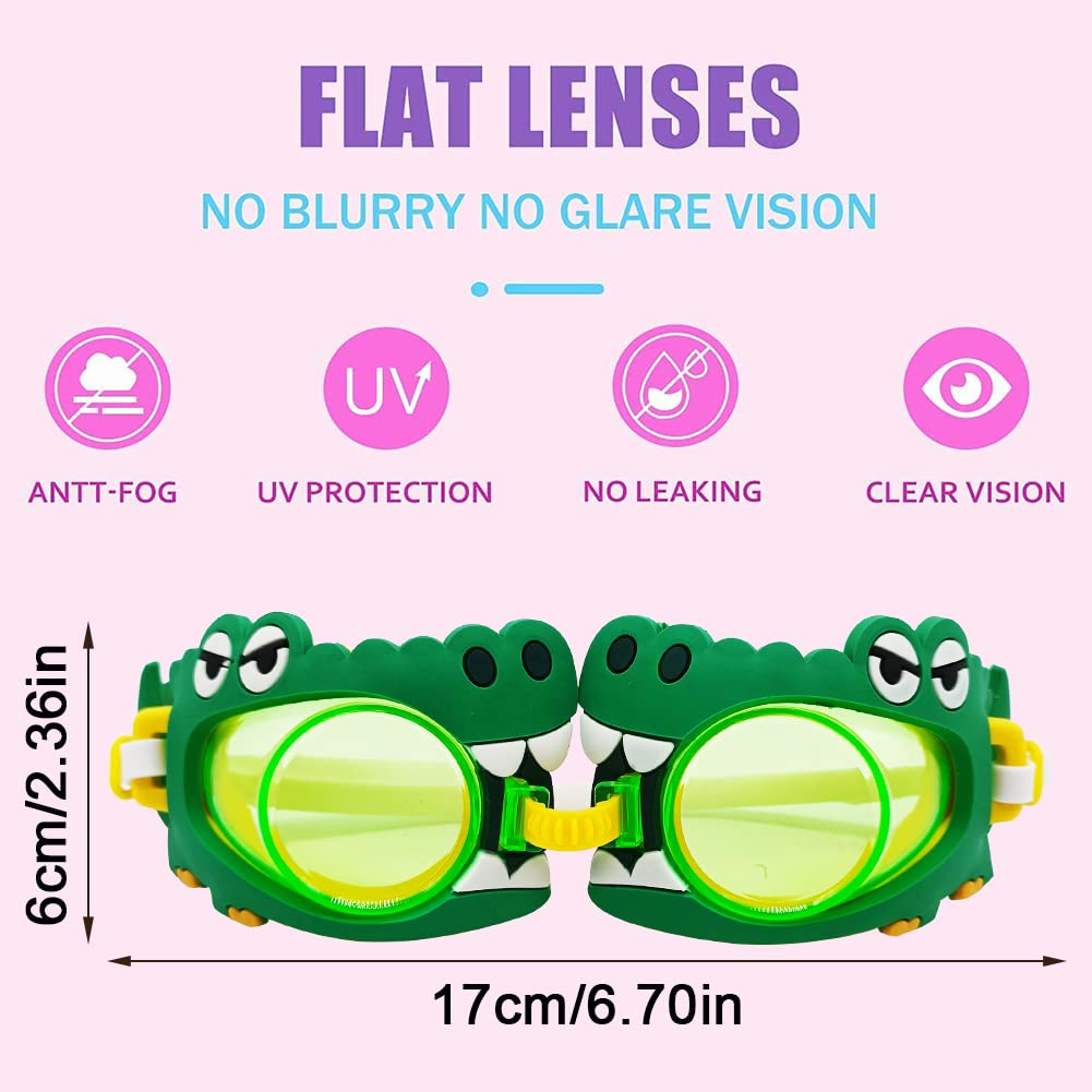 Swimming Goggles for Kids 👓 | Soft, Adjustable, Safe