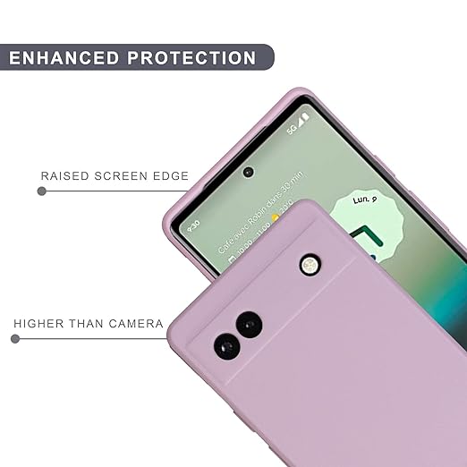 Lavender Camera Original Silicone case for Google Pixel 6A