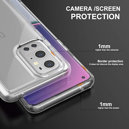 SilicaClear Transparent Silicone Case for Oneplus 9 Pro