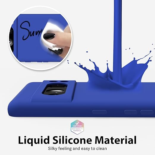 Dark Blue Camera Original Silicone case for Google Pixel 8 Pro