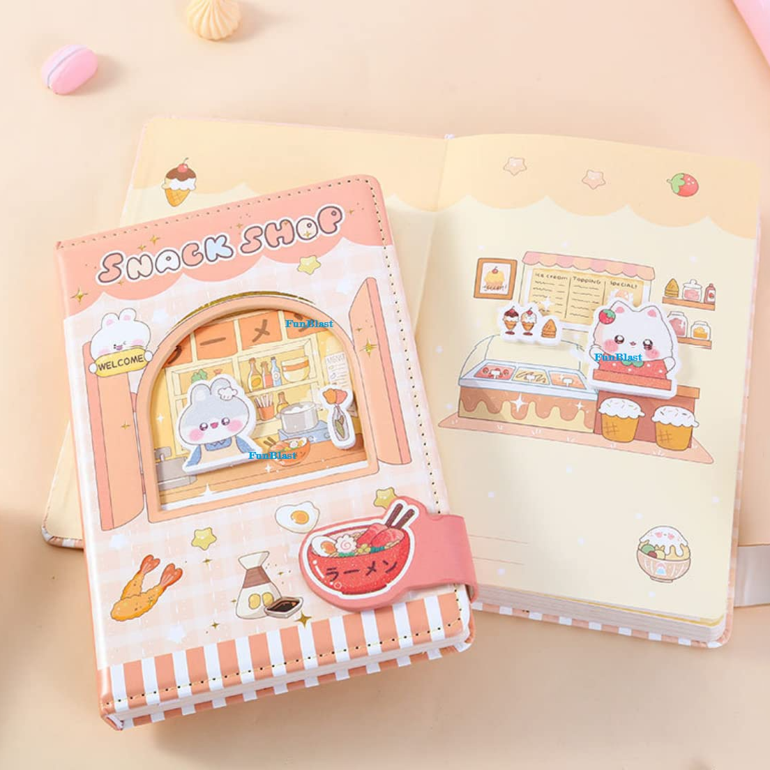 Snack Shop Kawaii Journal Book/Diary
