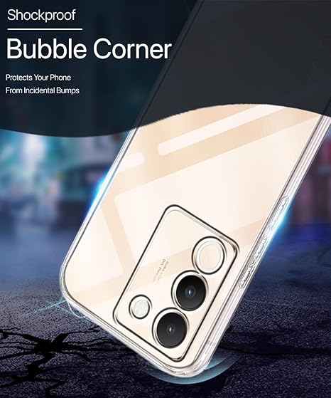 SilicaClear Transparent Silicone Case for Vivo Y200