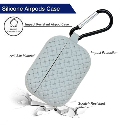 Grey Stylish Silicone Case For Apple Airpods 4