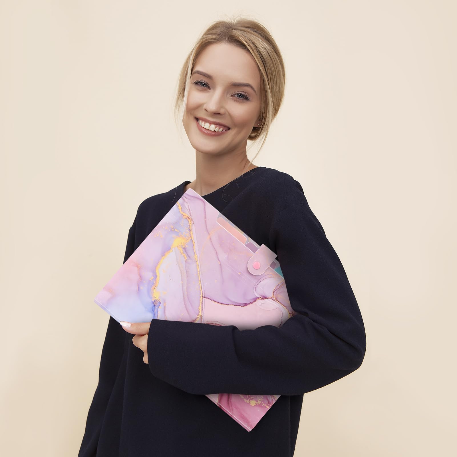 A4 Modern Marble Stylish File Folder