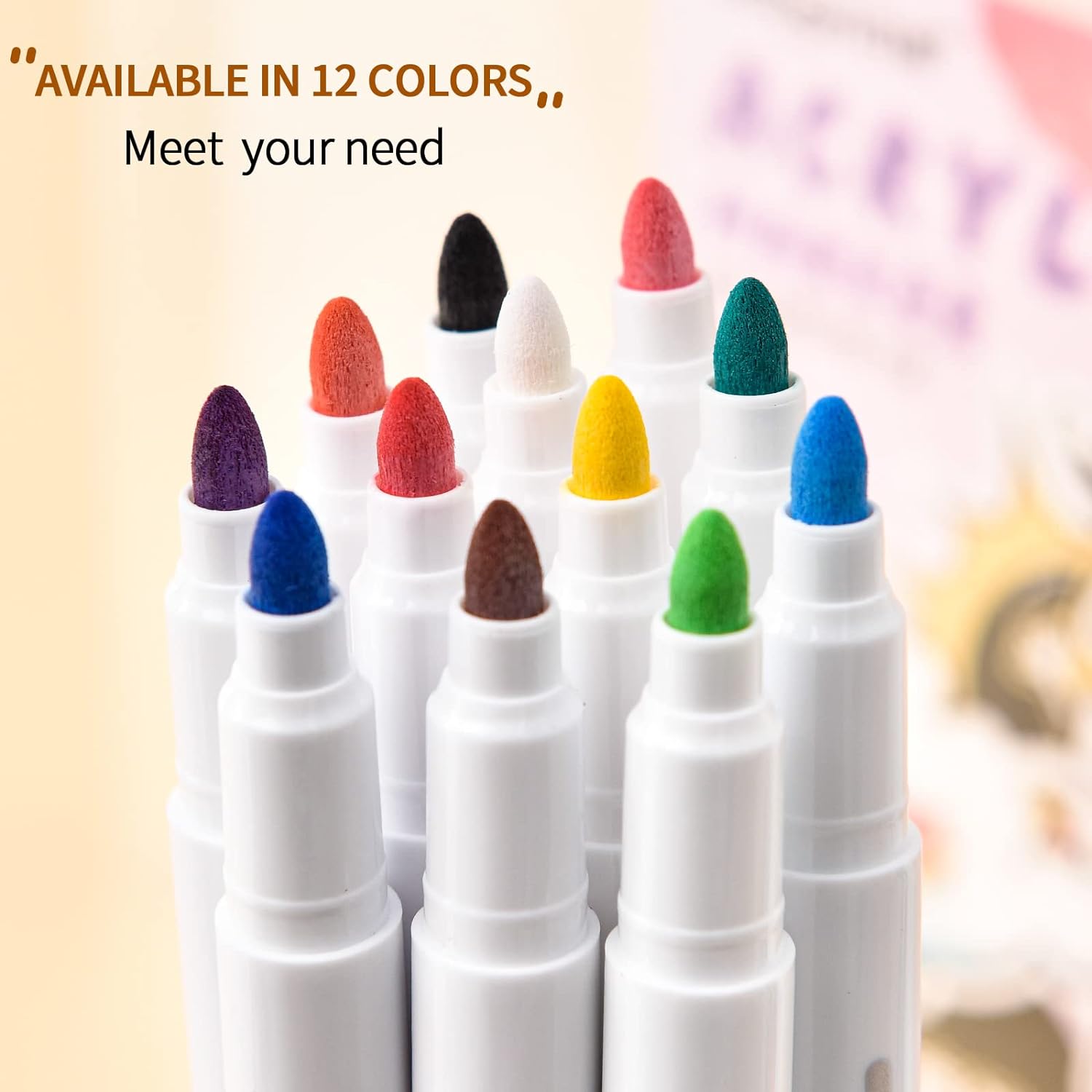 Acrylic Markers (Pack of 12)