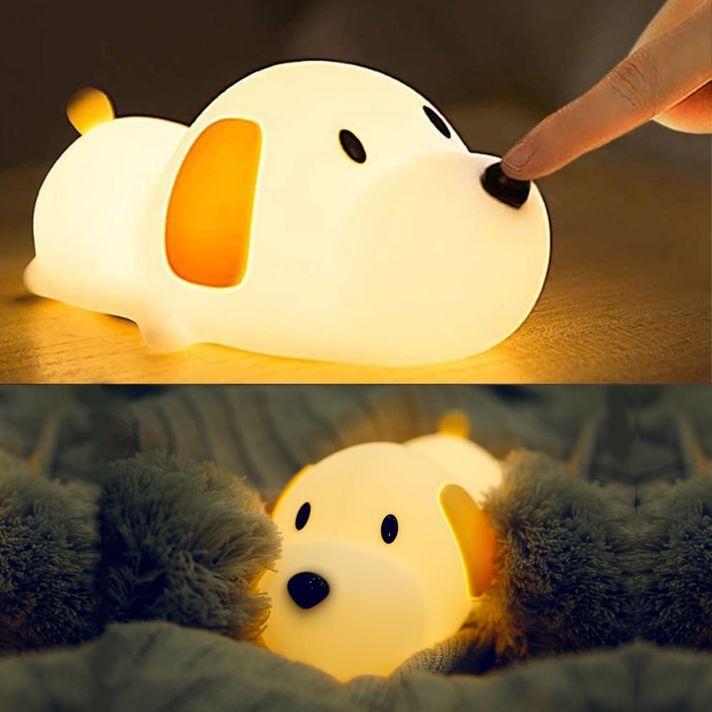 Cuddle with Light – Puppy Silicone Night Lamp