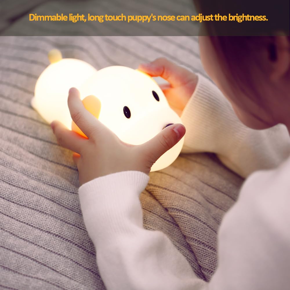 Cuddle with Light – Puppy Silicone Night Lamp