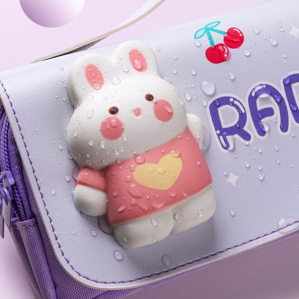 3D Squeeze Stylish Station Organizer Pouch with Handle