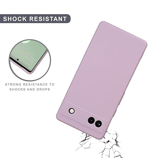 Lavender Camera Original Silicone case for Google Pixel 6A