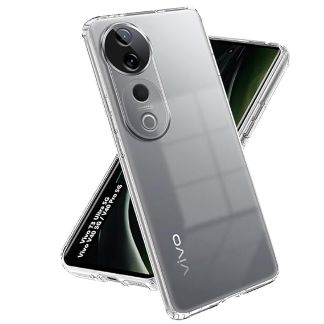 SilicaClear Transparent Silicone Case for Vivo V40