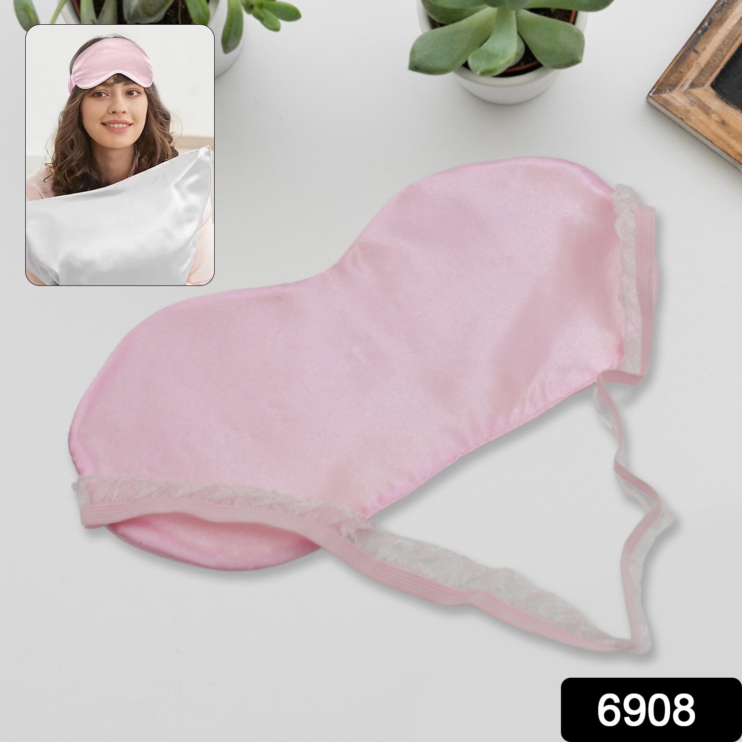 New Unisex Satin Sleep Mask – For Travel & Meditation (1pc)