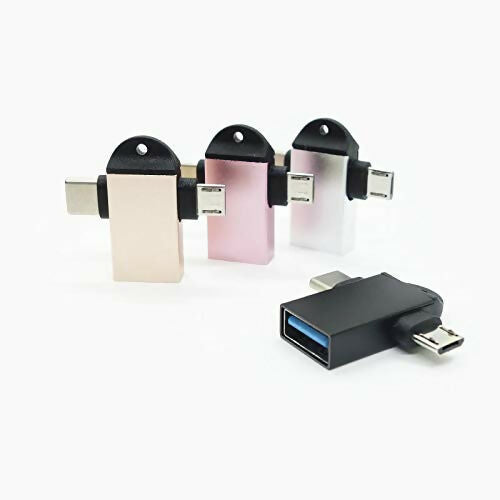 2 in 1 OTG Adapter Cable Micro USB+USB to USB 2.0 Female Connector Cable 1Pcs (Multi Color)