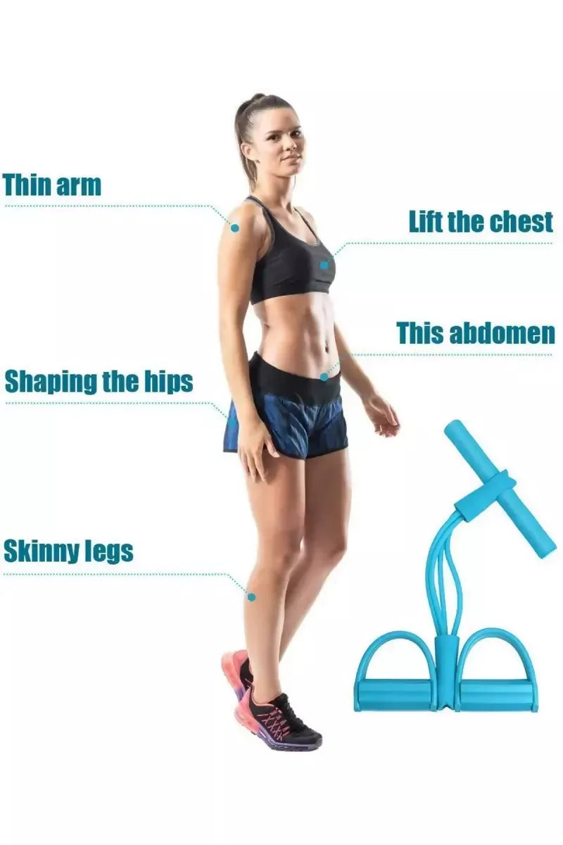 Resistance Exercise Bands For Full Body Workout (Blue)