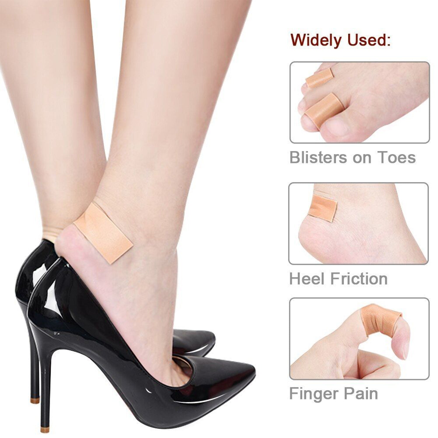 Anti-Wear Foam Heel Sticker – Waterproof Blister Plaster & Foot Care Pad